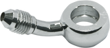 Banjo Fitting - 7/16" - AN3 35° - Chrome