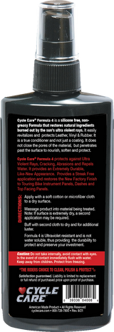Formula 4 Leather, Vinyl And Rubber Conditioner
