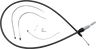 Black Pearl™ Quick Connect Upper Clutch Cable - 46"