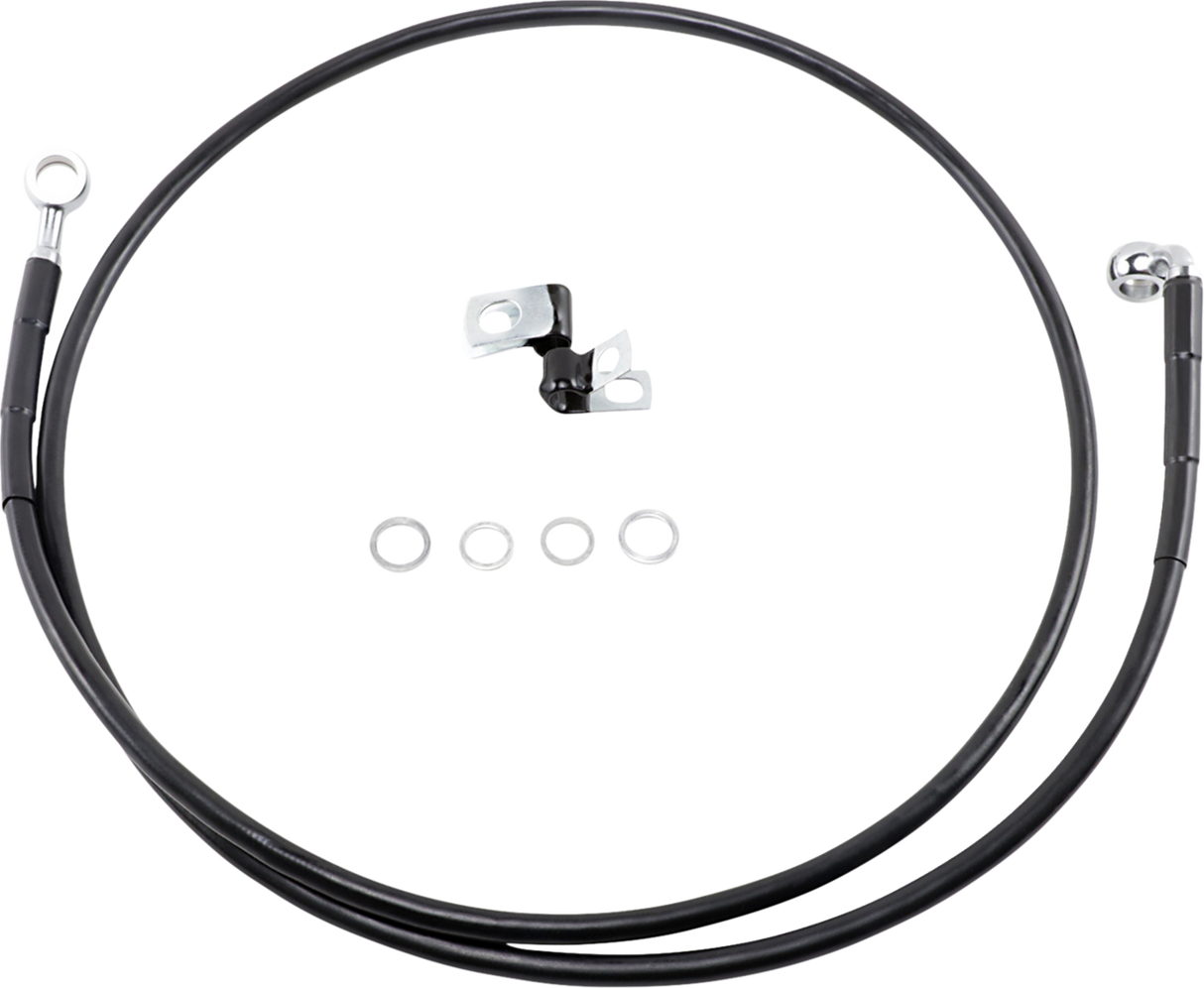 Extended Length Black Vinyl Brake Line Kit [2/2]