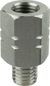Female M10-1.25 to Male M10-1.5 Thread Adapter 20 mm Long