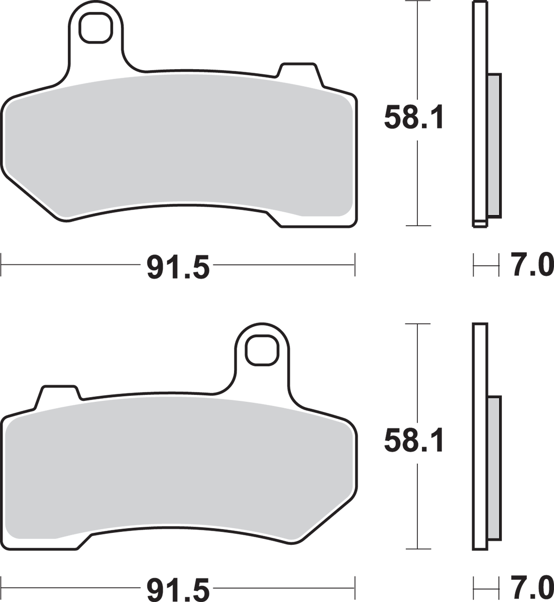 Sintered Metal Harley/Buell Brake Pads