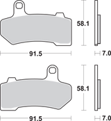 Sintered Metal Harley/Buell Brake Pads