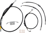 Standard Black Vinyl Handlebar Cable/Brake Line Kit — Ape Hanger