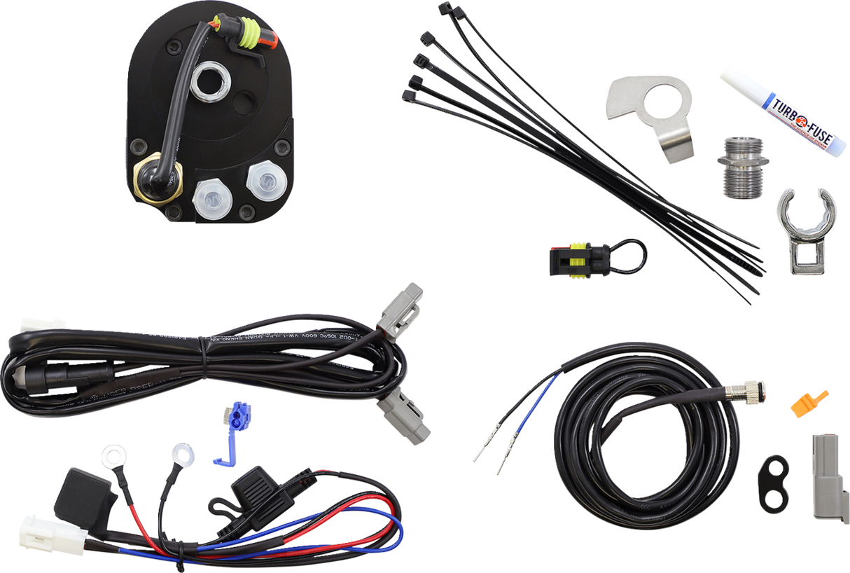 Below Regulator Mount Oil Cooler Kit with Fan for S&S T Series Engines