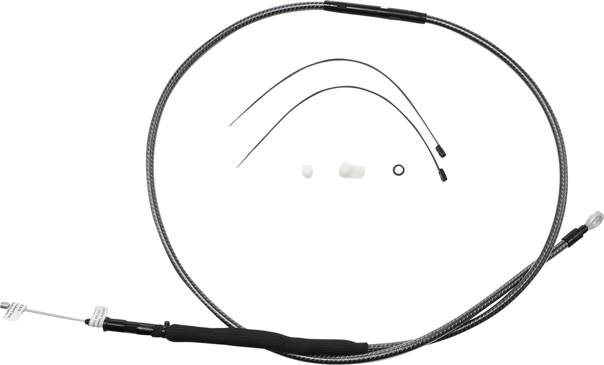 High-Efficiency Polished KARBONFIBR Clutch Cable - 68-11/16"