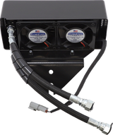 Below Regulator Mount Oil Cooler Kit with Fan for S&S T Series Engines