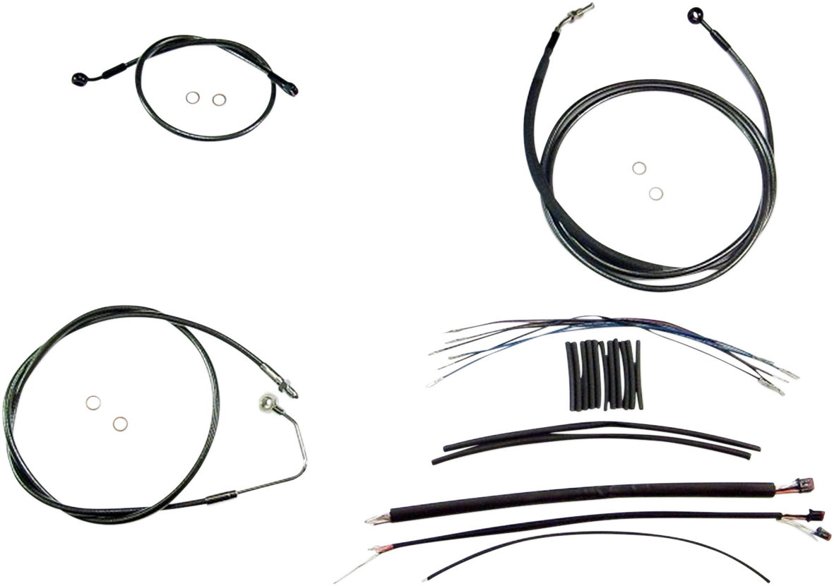 Black Pearl™ Upper Handlebar Installation Kit - 12"-14" - '17-'20 FLH