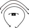 Midnight Braided Brake Line Kit