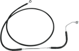 Extended Length Black Vinyl Brake Line Kit [2/2]