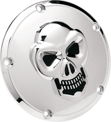 Chrome 3-D Skull Derby Cover