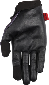 Stealth Leather Palm Flame Gloves