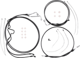 Black Pearl™ Designer Handlebar Installation Kit - 6" - '21-'22 FLHR