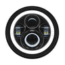 7" LED Black HaloMaker Headlight (Harley Daymaker Replacement)