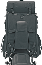 EX2200S Sissy Bar Bag with Studded Roll Bag