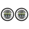 Harley® Chrome 4.5" LED HALOMAKER® Auxiliary Passing Lamps
