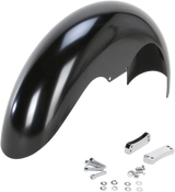 Hugger Series Front Fender with Mounting Blocks for Softail/Dyna