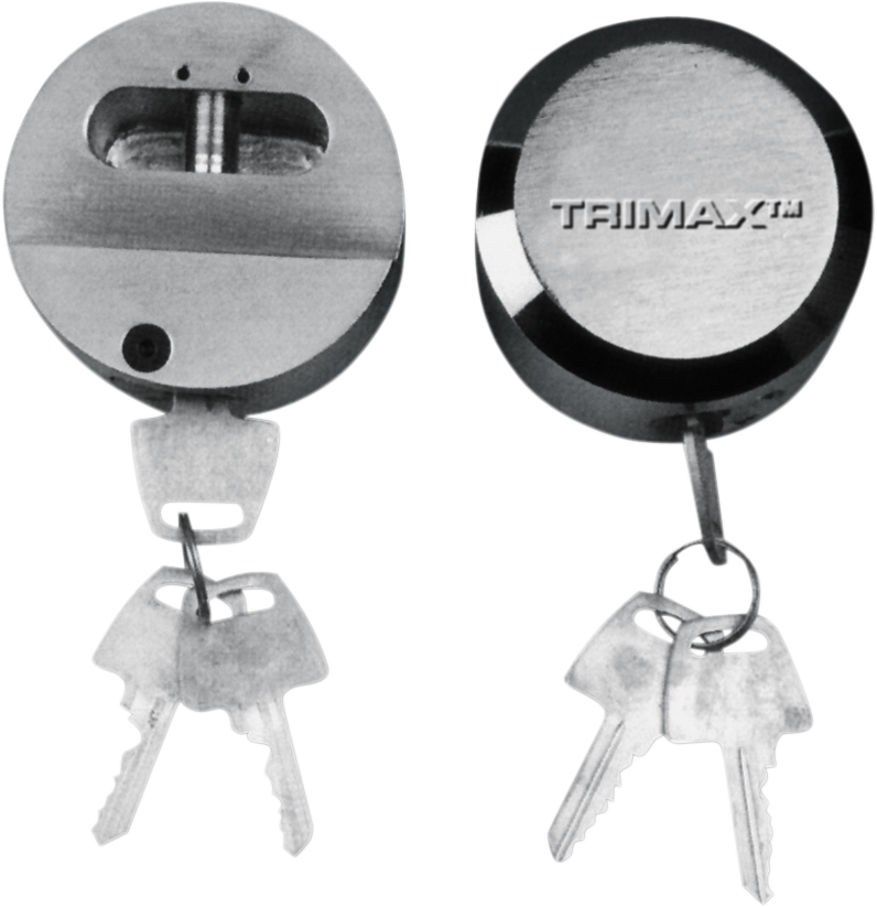 Hockey Puck Internal Shackle Lock
