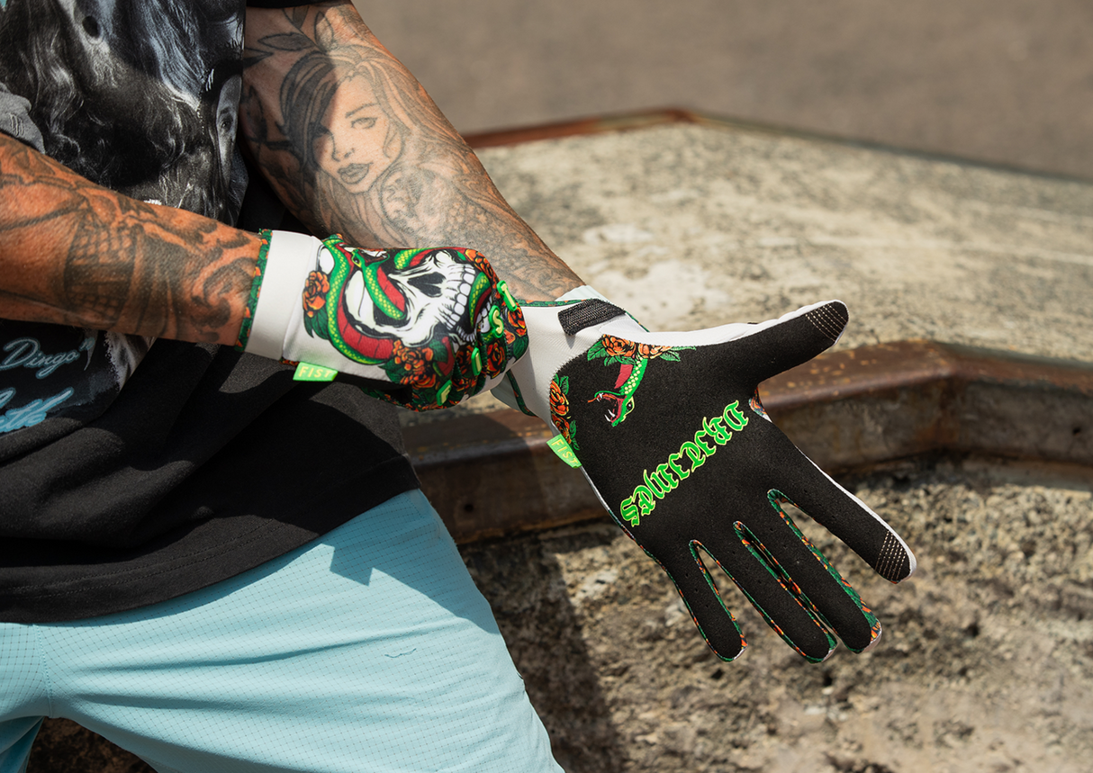 Strapped Poison Gloves