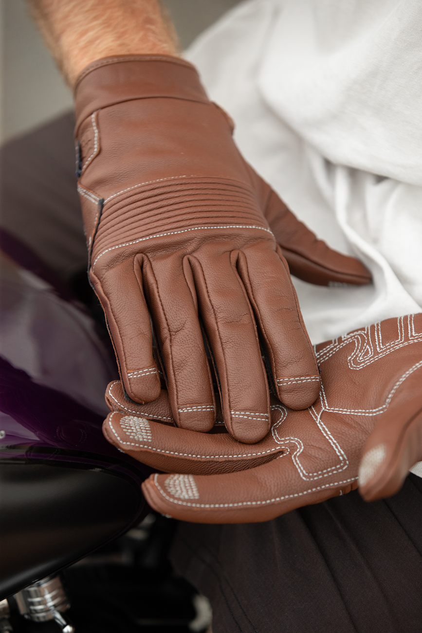 Road Warrior Leather Gloves