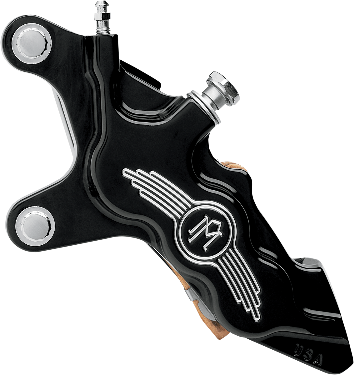 Six-Piston Differential-Bore Front Caliper