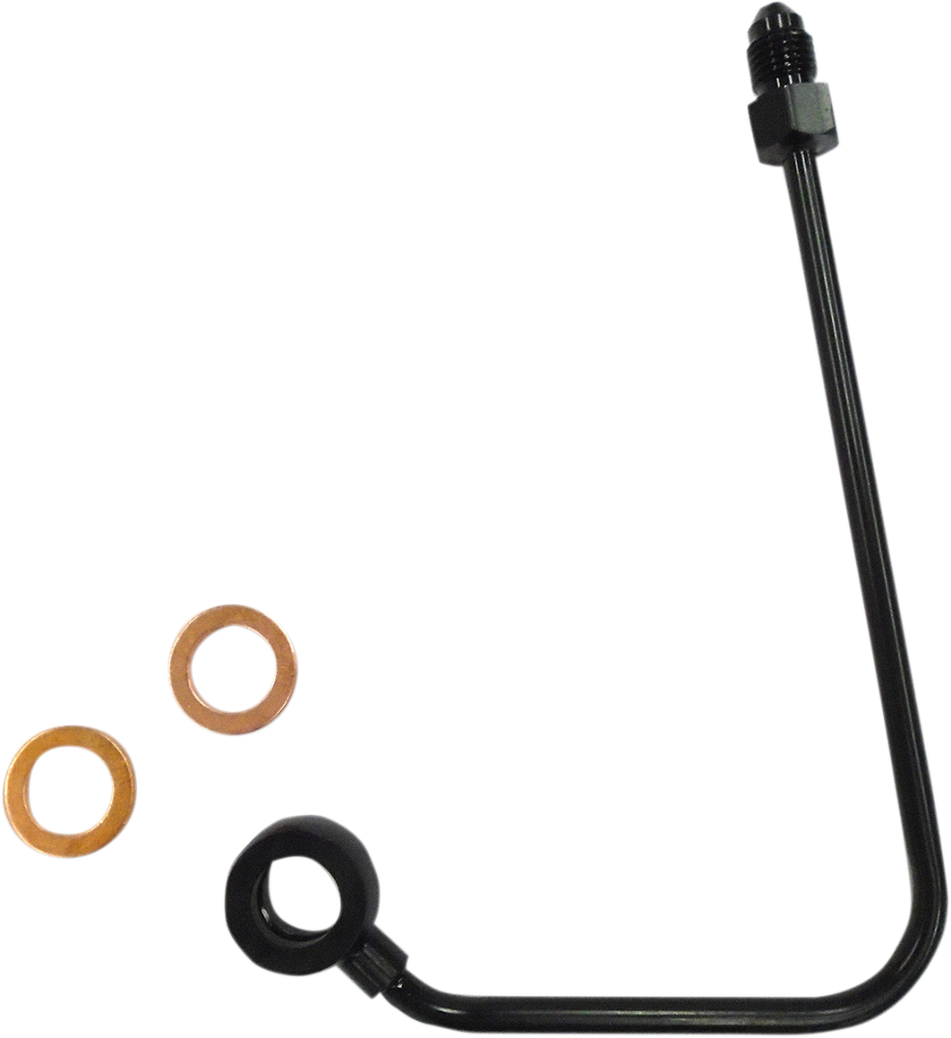 ABS Upper Brake Line Adapter - 4-3/4" Length - Black