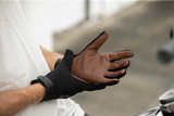 Moto Hybrid Leather Road Gloves