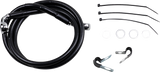 Extended Length Black Vinyl Brake Line Kit [2/2]