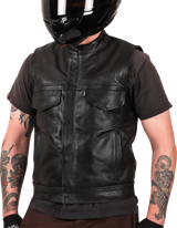 Mulholland Leather Riding Vest