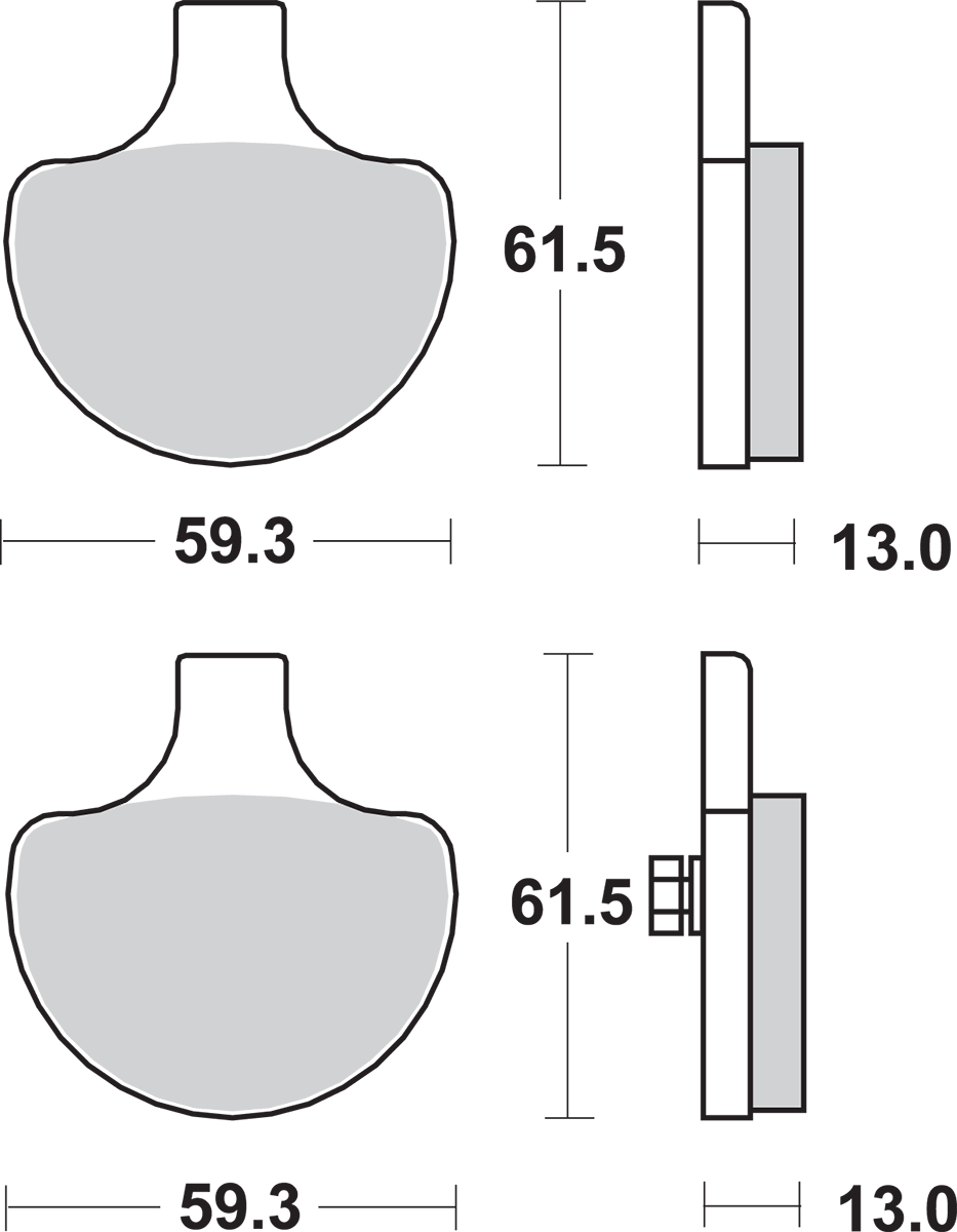 Sintered Metal Harley/Buell Brake Pads