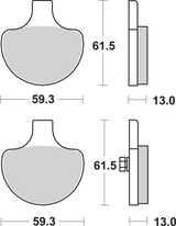 Sintered Metal Harley/Buell Brake Pads