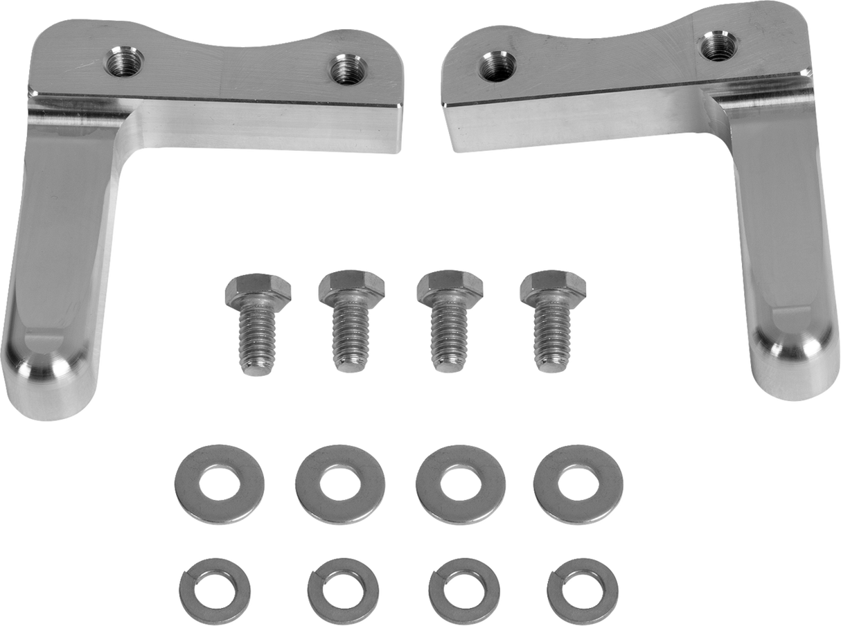 Hugger Series Front Fender with Mounting Blocks for Softail/Dyna