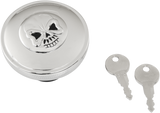 Screw-In Locking Skull Gas Cap