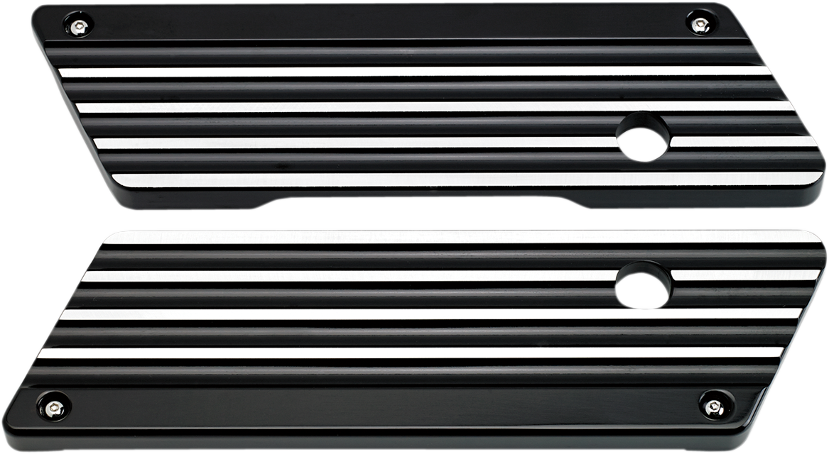 Finned Saddlebag Latch Covers