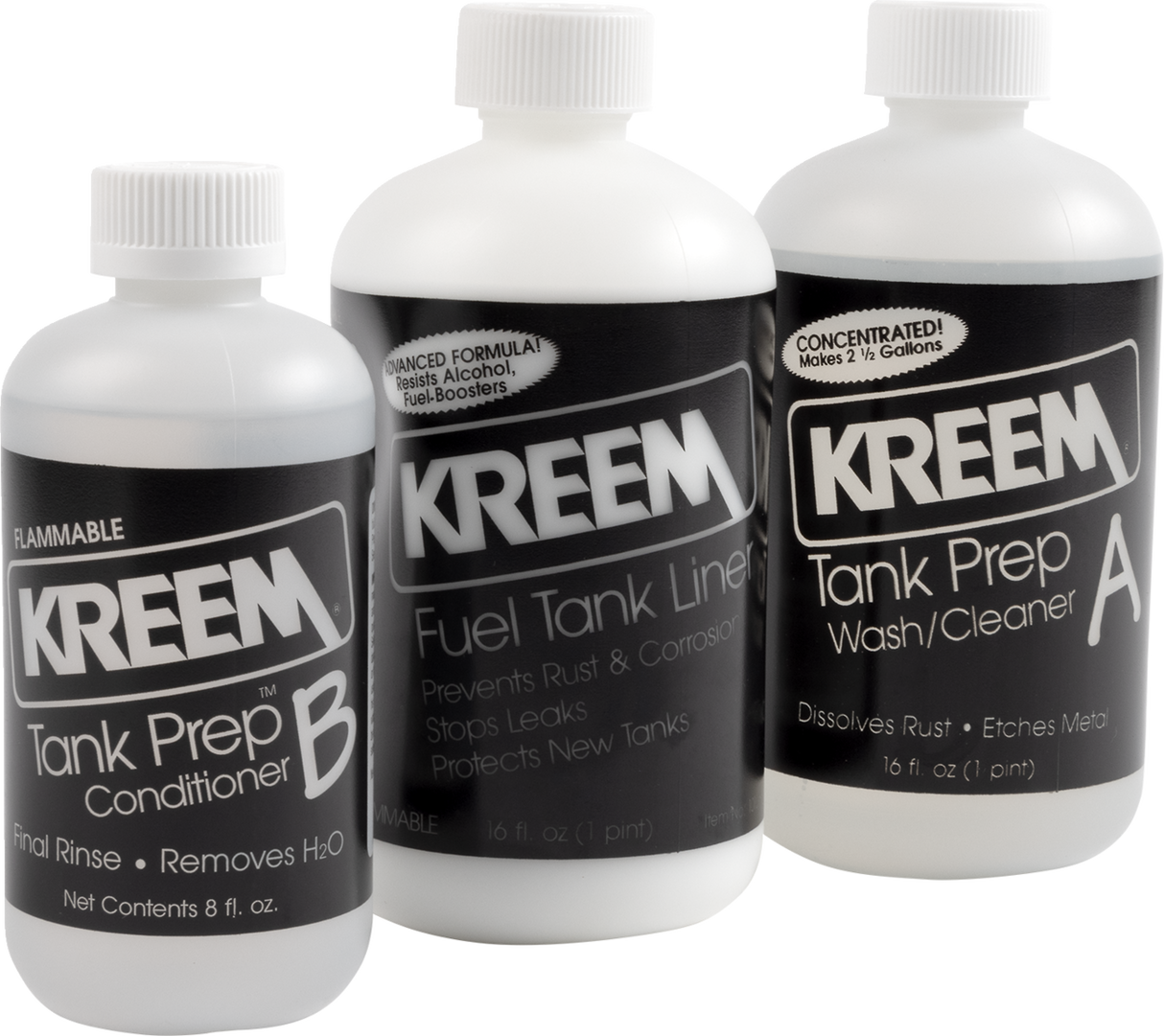 Fuel Tank Liner and Tank Prep Combo Packs
