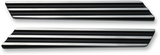 Saddlebag Latch Inserts — Finned