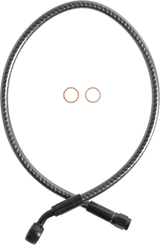 Brake Line - Front - 10 mm - 180° - 28" - KARBONFIBR