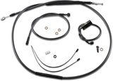 Black Pearl™ Designer Handlebar Installation Kit - 12"-14" - '18-'24 Softail