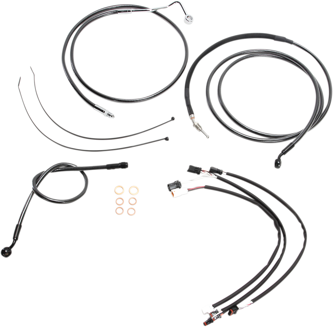Black Pearl™ Upper Handlebar Installation Kit - 12"-14" - '17-'20 FLTR