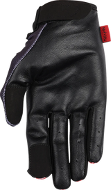 Stealth Leather Palm Flame Gloves