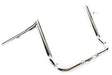 Assault 14" Chrome meathook handlebar by Factory 47 Cycles