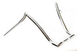 Nomad 18" Chrome meathook handlebar by Factory 47 Cycles