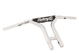 MX47 Straight T-Bar 12" Chrome with Pad handlebar by Factory 47 Cycles