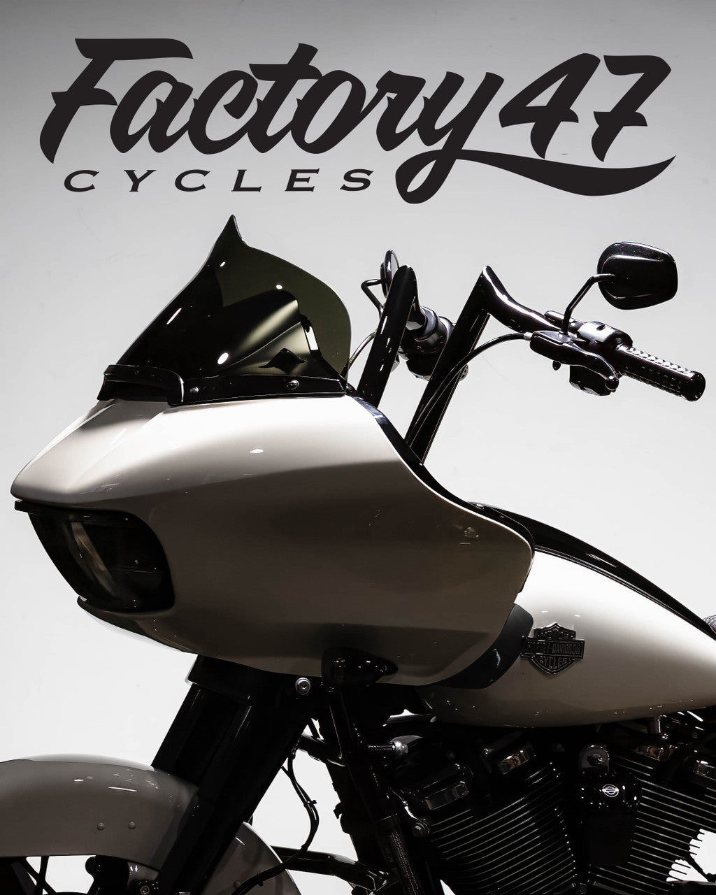 47 Jurock Signature 9" Road Glide Dark Windshield