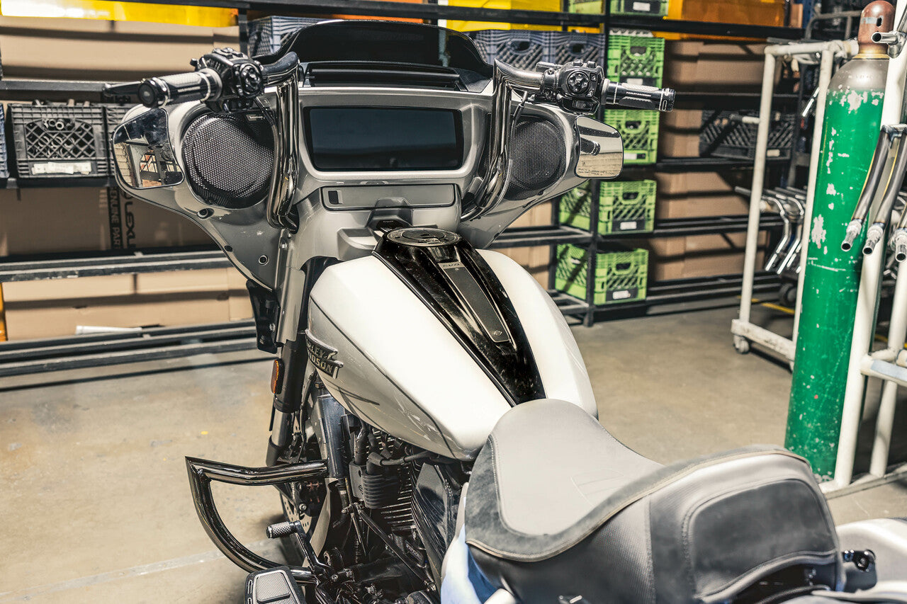 Guardian Black Chrome Front Highway Crash Bar for Harley