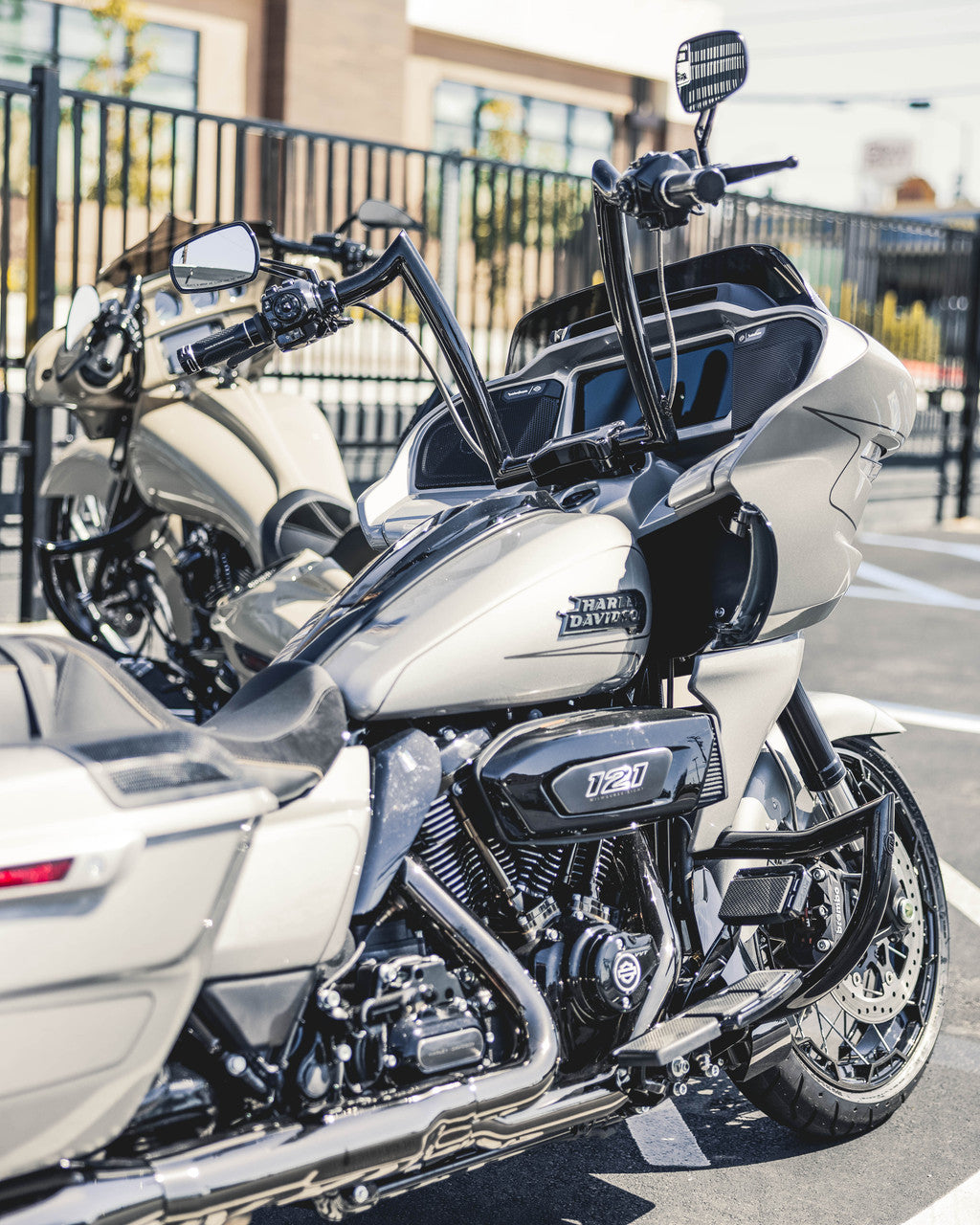 Guardian Gloss Black Front Crash Bar for Harley-Davidson | Factory 47