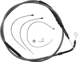 High-Efficiency Polished KARBONFIBR Clutch Cable - 75-3/4"