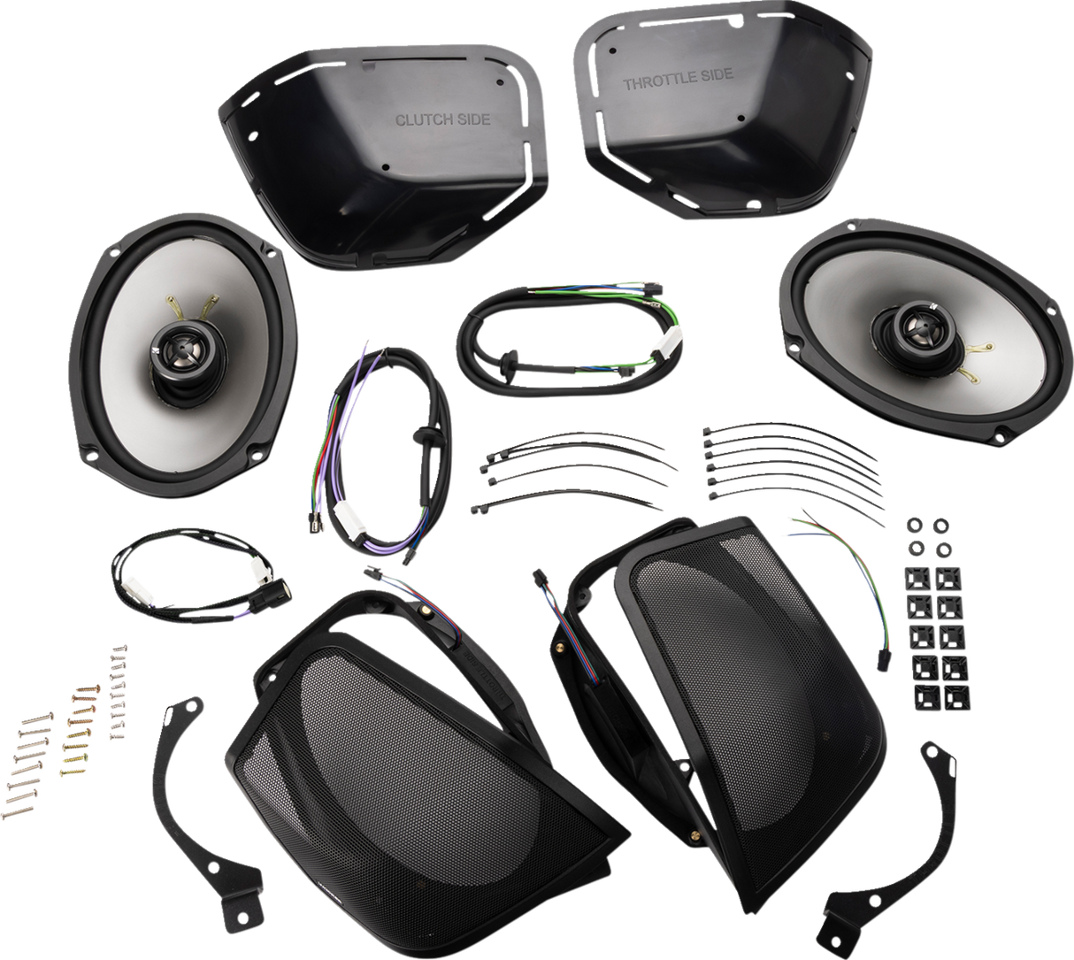 Saddlebag Cut-In Lid Kit with Speakers