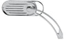 Grooved Slingshot Mirrors, Chrome Single
