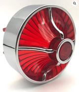 Screw In Style Big Chrome Red Turbine (FREE SHIPPING)